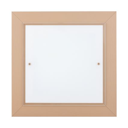Argon 1871 - Taklampa TABOR 4xE27/15W/230V 52x52 cm beige