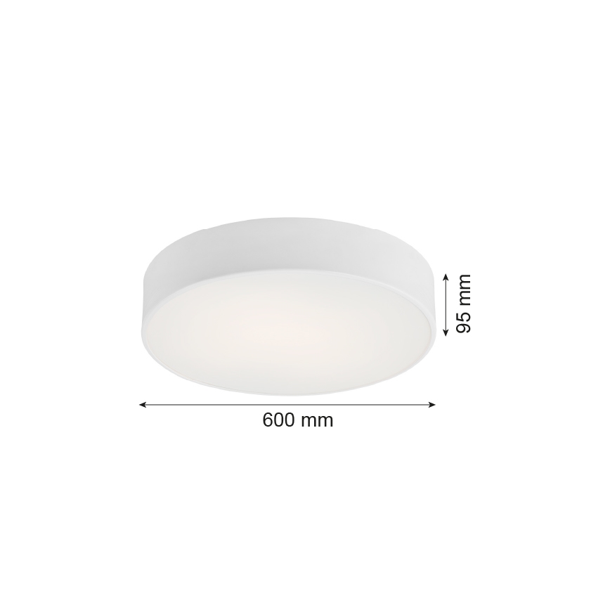 Argon 2082 - Takbelysning DARLING 5xE27/15W/230V vit