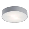 Argon 2083 - Taklampa DARLING 5xE27/15W/230V Ø 60 cm grå