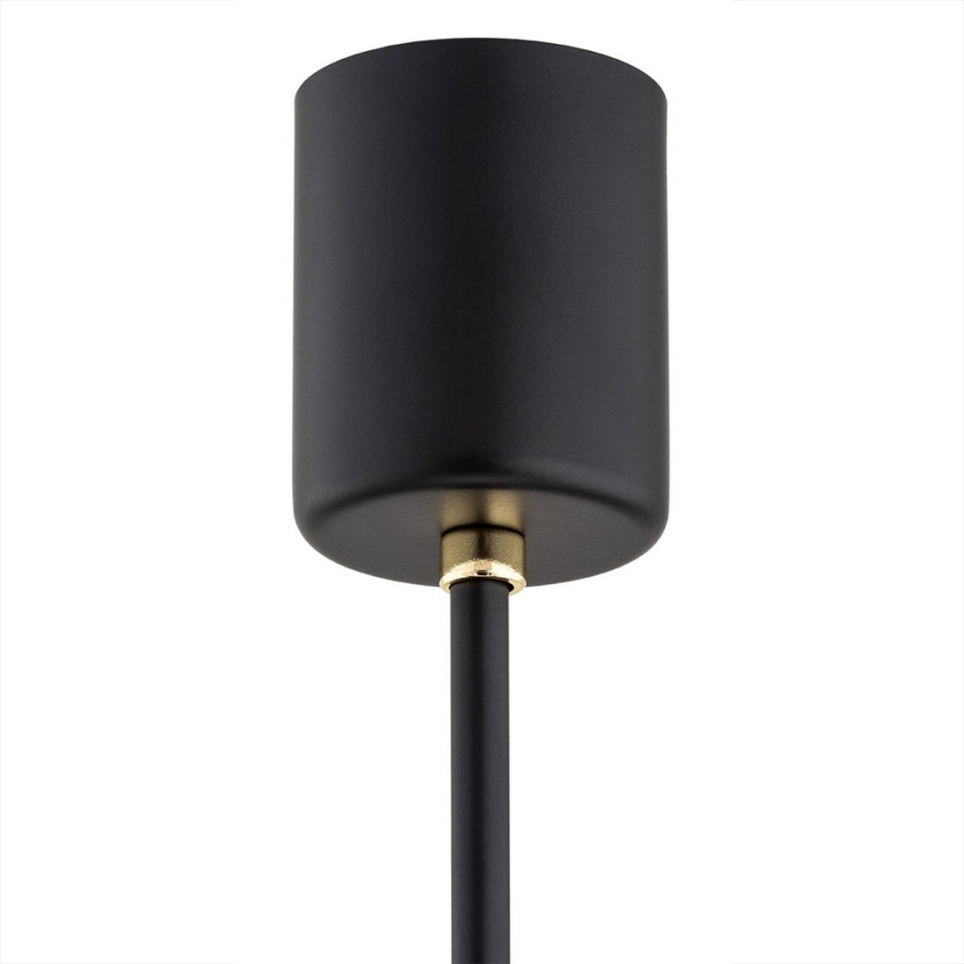 Argon 2114 - Pendelkrona CAMELOT PLUS 5xE27/15W/230V svart/vit/gyllene