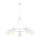 Argon 2117 - Pendelkrona CHARLOTTE 5xE27/15W/230V vit/gyllene
