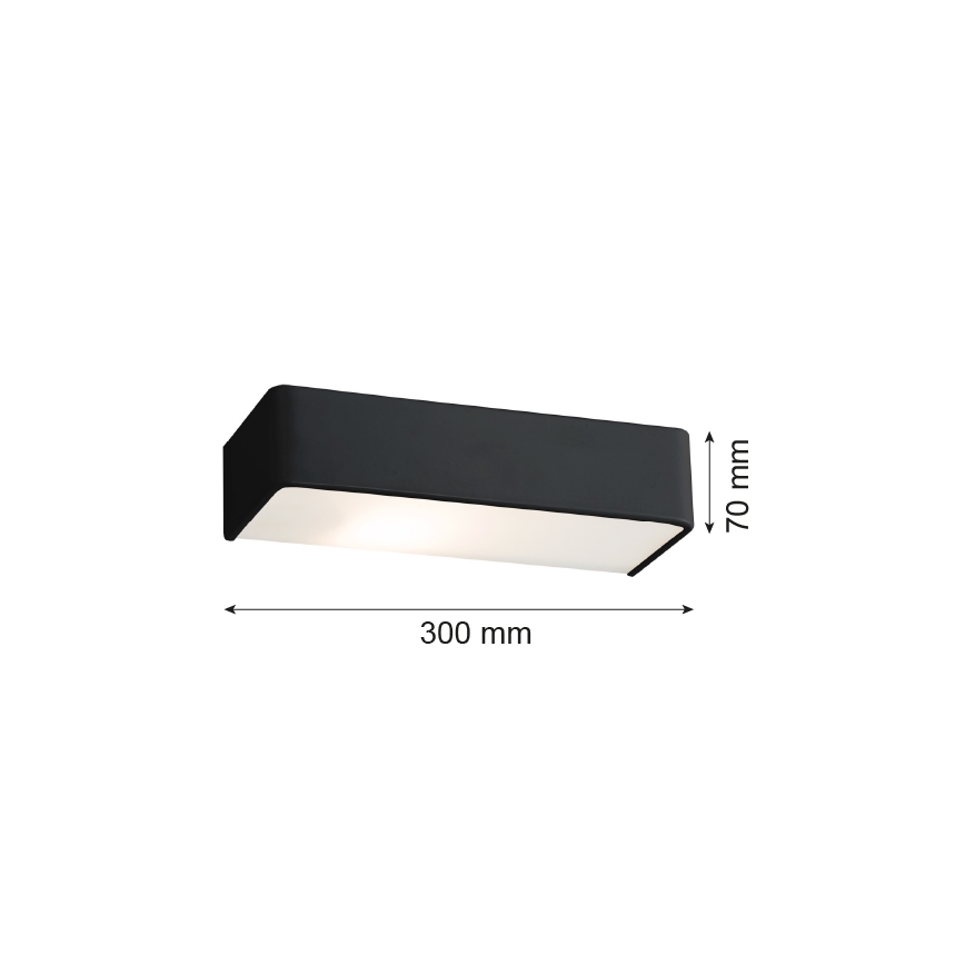 Argon 3075 - Väggbelysning RODAN 1xE27/15W/230V