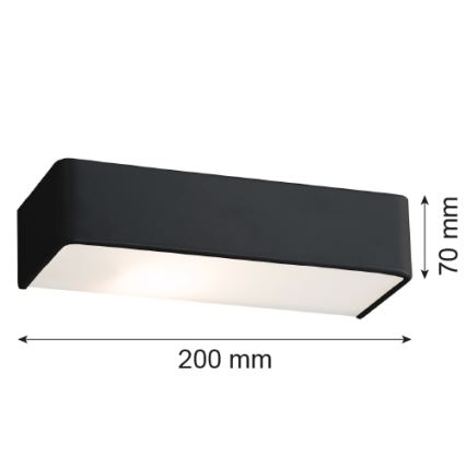 Argon 3079 - Vägglampa RODAN 1xE27/15W/230V