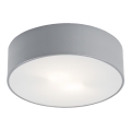 Argon 3080 - Taklampa DARLING 2xE27/15W/230V Ø 25 cm grå