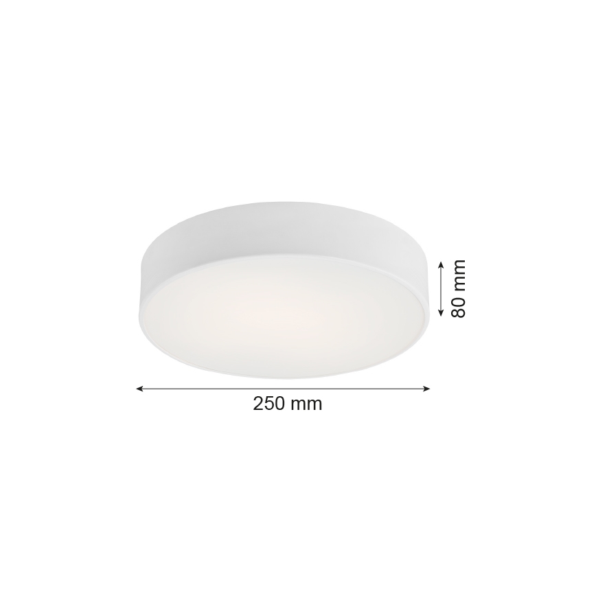 Argon 3082 - Taklampa DARLING 2xE27/15W/230V Ø 25 cm vit