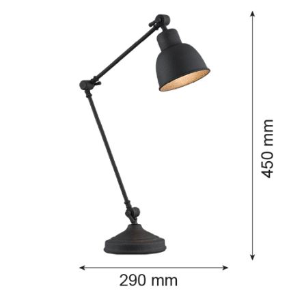 Argon 3197 - Bordslampa EUFRAT 1xE27/15W/230V