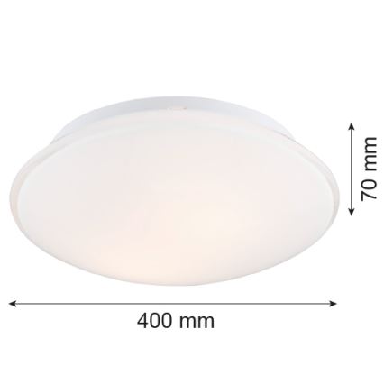 Argon 3224 - Taklampa GIN 3xE27/15W/230V vit