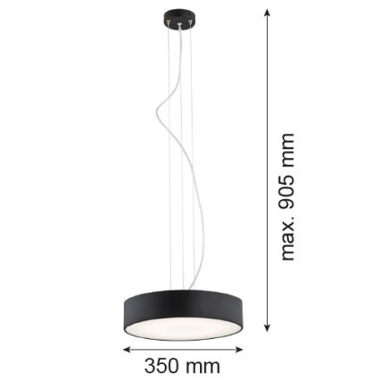Argon 3350 - Ljuskrona DARLING 1xLED/30W/230V