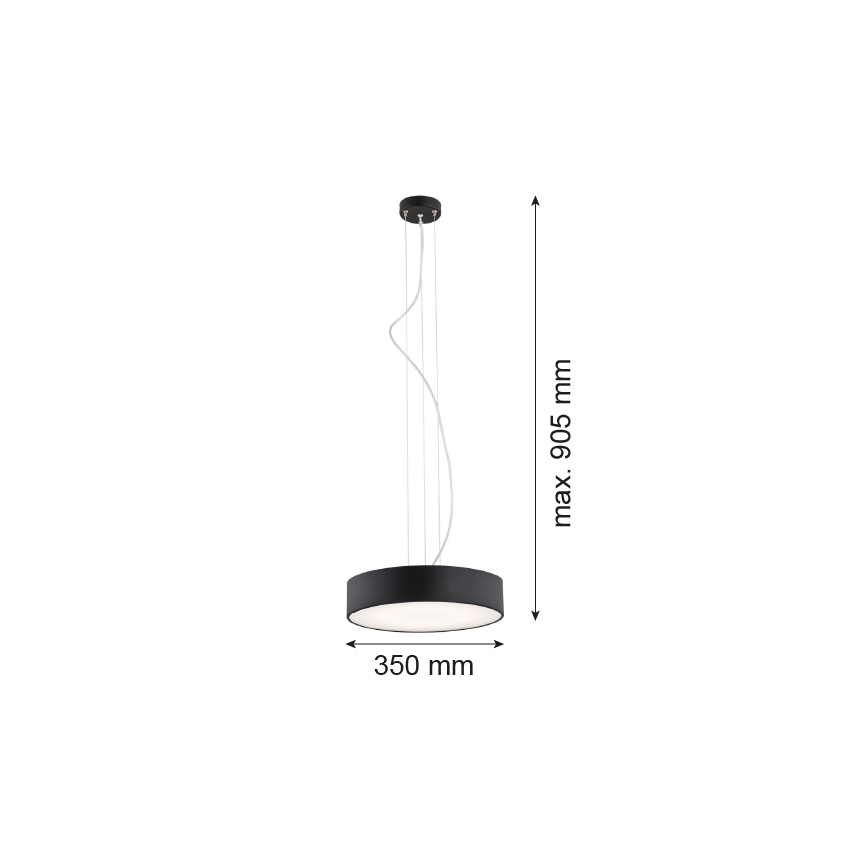 Argon 3350 - Ljuskrona DARLING 1xLED/30W/230V