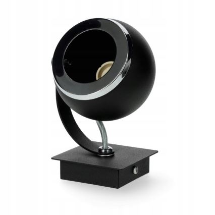 Argon 3638 - Väggspotlight KOS 1xGU10/5W/230V svart/skinande krom