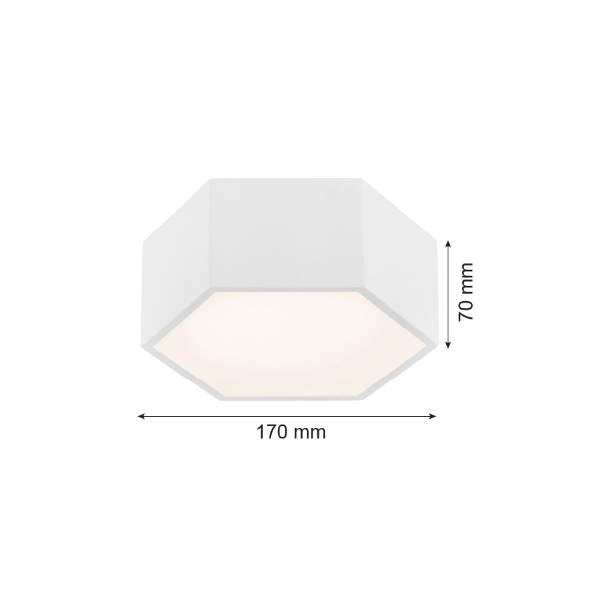 Argon 3828 - LED taklampa ARIZONA LED/9W/230V vit