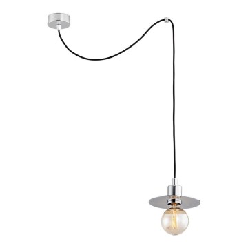 Argon 3836 - Ljuskrona med upphängningsrem CORSO 1xE27/15W/230V skinande krom