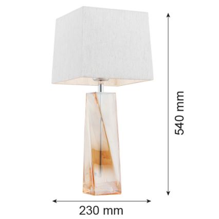 Argon 3840 - Bordslampa LILLE 1xE27/15W/230V vit