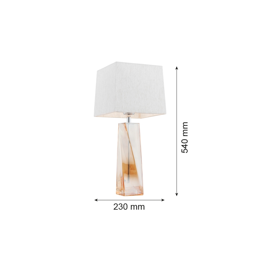 Argon 3840 - Bordslampa LILLE 1xE27/15W/230V vit