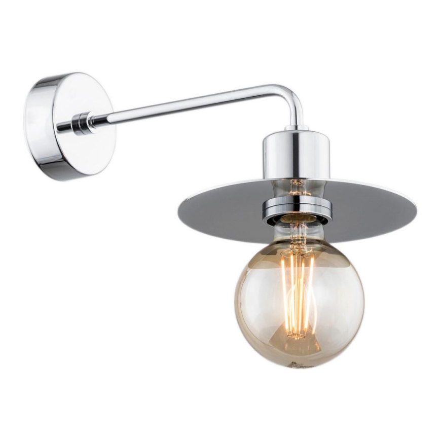 Argon 3880 - Vägglampa CORSO 1xE27/15W/230V skinande krom
