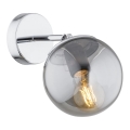 Argon 3989 - Vägglampa SATELITE 1xE27/15W/230V skinande krom/grå