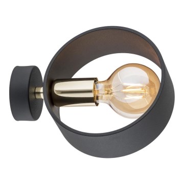 Argon 4069 - Vägglampa AMADORA 1xE27/15W/230V svart