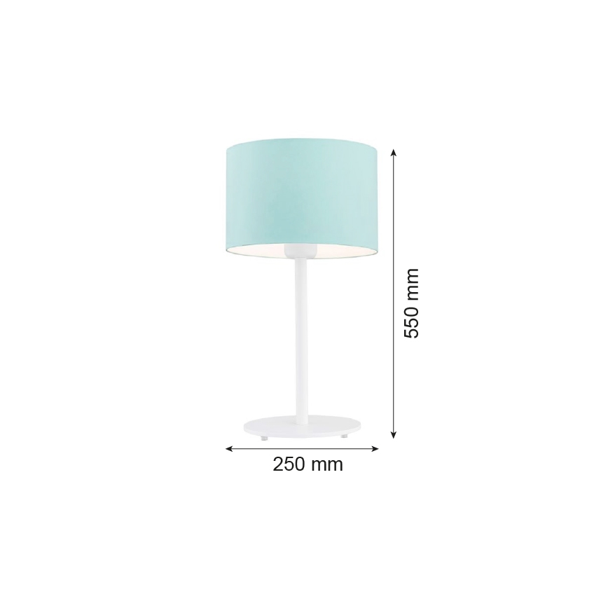 Argon 4127 - Bordslampa MAGIC 1xE27/15W/230V turkos/vit
