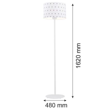 Argon 4129 - Golv lampa MAGIC 1xE27/15W/230V vit