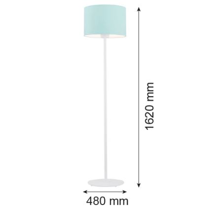 Argon 4131 - Golv lampa MAGIC 1xE27/15W/230V turkos/vit