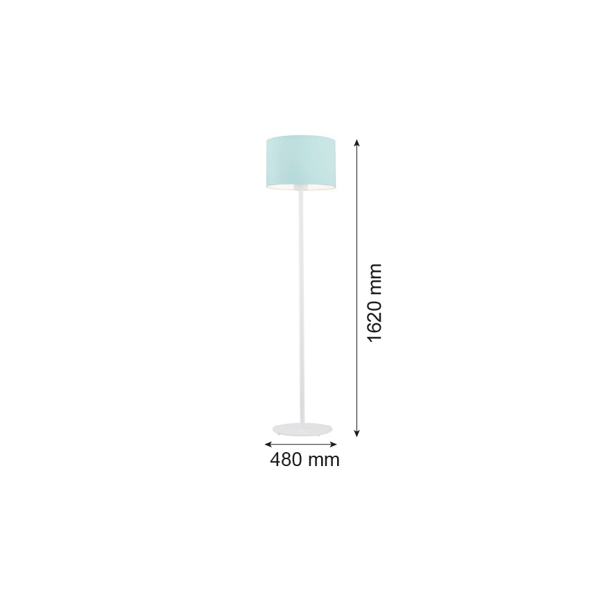 Argon 4131 - Golv lampa MAGIC 1xE27/15W/230V turkos/vit