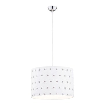 Argon 4133 - Ljuskrona med upphängningsrem MAGIC 1xE27/15W/230V vit