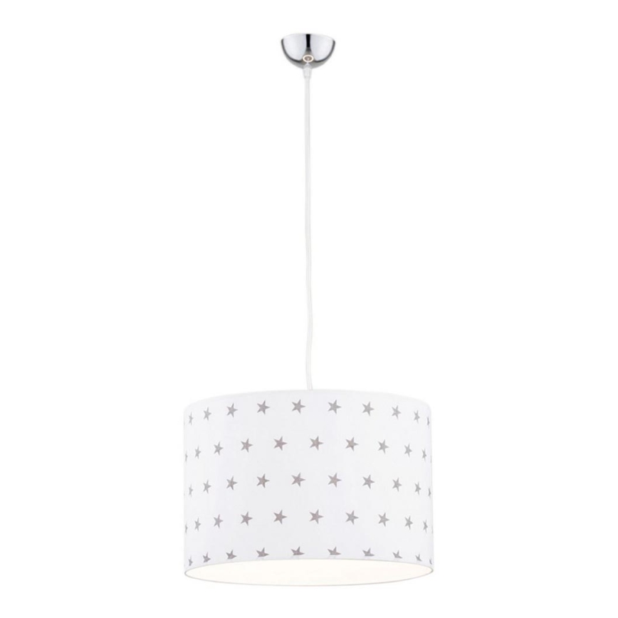 Argon 4133 - Ljuskrona med upphängningsrem MAGIC 1xE27/15W/230V vit