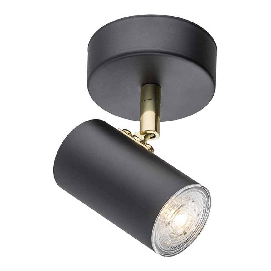 Argon 4210 - Takpotlight LAGOS 1xGU10/5W/230V svart/mässing