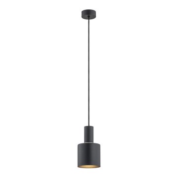 Argon 4219 - Ljuskrona med upphängningsrem SINES 1xE27/15W/230V diameter 12 cm svart