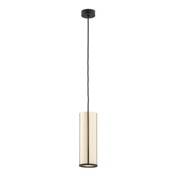 Argon 4246 - Ljuskrona med snöre LINEA 1xE27/15W/230V mässing/svart