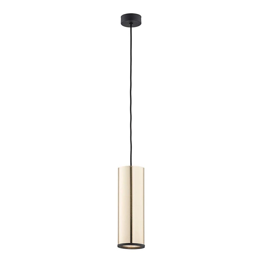 Argon 4246 - Ljuskrona med snöre LINEA 1xE27/15W/230V mässing/svart