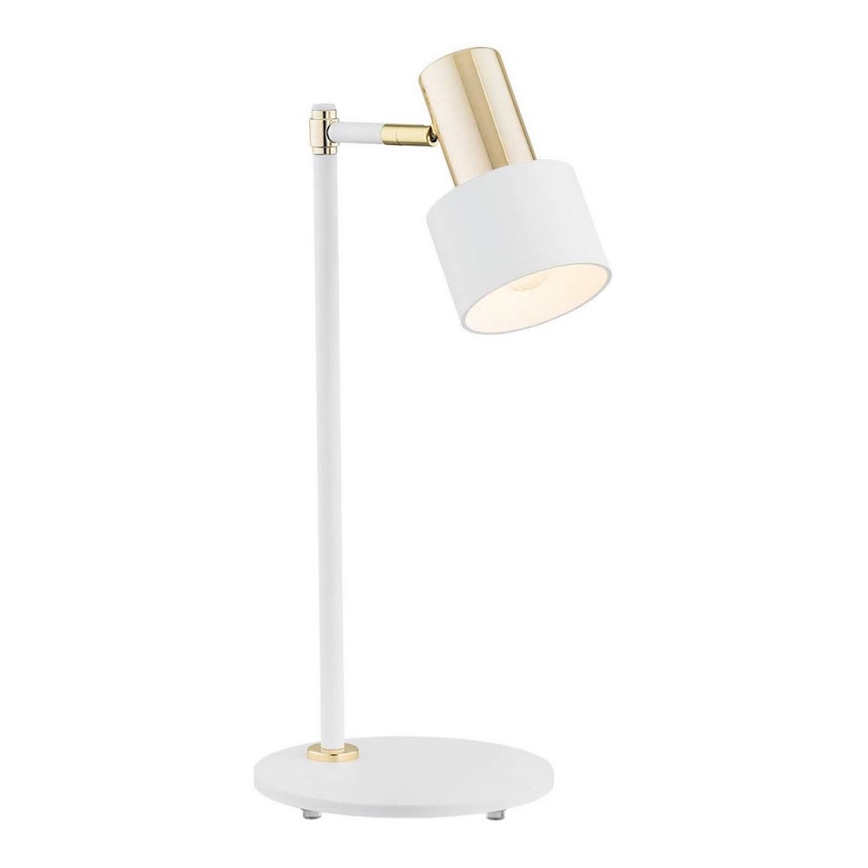 Argon 4256 - Bordslampa DORIA 1xE27/15W/230V vit/mässing