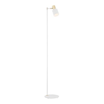 Argon 4258 - Golvlampa DORIA 1xE27/15W/230V vit/mässing