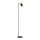 Argon 4259 - Golvlampa DORIA 1xE27/15W/230V svart/mässing