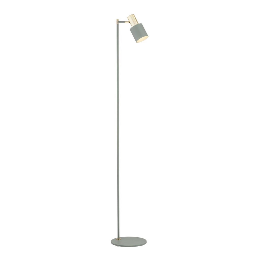 Argon 4271 - Golvlampa DORIA 1xE27/15W/230V grön/mässing