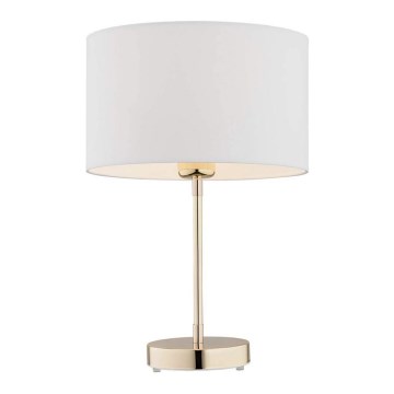 Argon 4301 - Bordslampa KARIN 1xE27/15W/230V vit/mässing