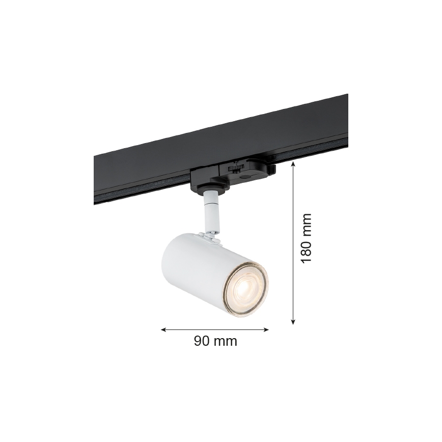 Argon 4327 - Spotbelysning för skensystem HORTA 1xGU10/5W/230V vit