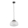 Argon 4332 - Ljuskrona med snöre TRINI 1xE27/15W/230V d. 30 cm svart