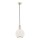Argon 4357 - Ljuskrona med upphängningsrem SAGUNTO 1xE27/15W/230V diameter 20 cm mässing