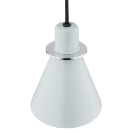 Argon 4683 - Takkkrona på ett snöre  BEVERLY 1xE27/15W/230V blå /skinande krom 
