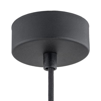 Argon 4683 - Takkkrona på ett snöre  BEVERLY 1xE27/15W/230V blå /skinande krom 