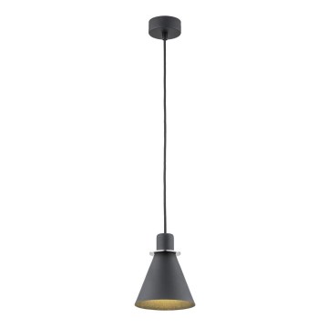 Argon 4688 - Takkkrona på ett snöre  BEVERLY 1xE27/15W/230V svart /skinande krom 