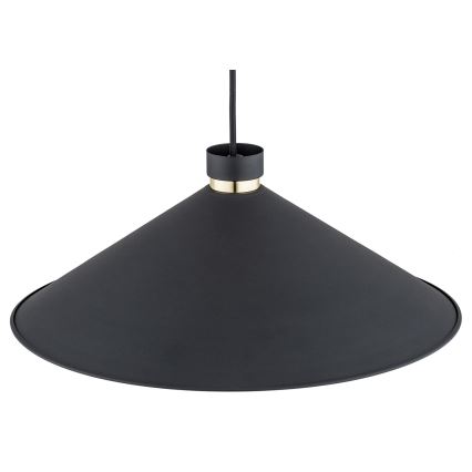 Argon 4695 - Ljusskrona med upphängningsrem  NASHVILLE 1xE27/15W/230V svart 