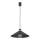 Argon 4695 - Ljusskrona med upphängningsrem  NASHVILLE 1xE27/15W/230V svart 