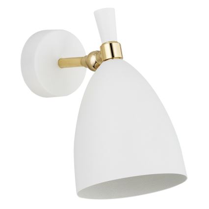 Argon 4699 - Vägglampa  CHARLOTTE 1xE27/15W/230V vit /gyllene