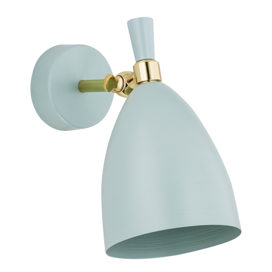 Argon 4700 - Vägglampa  CHARLOTTE 1xE27/15W/230V blå /gyllene 