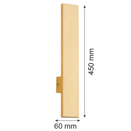 Argon 4724 - LED Vägglampa  FREEMONT LED/6W/230V 45 cm