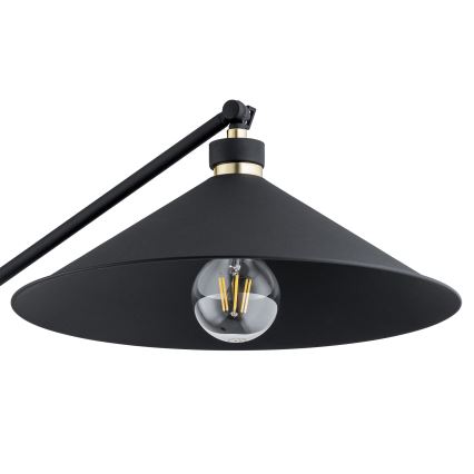 Argon 4732 - Golvlampa  NASHVILLE 1xE27/15W/230V svart 
