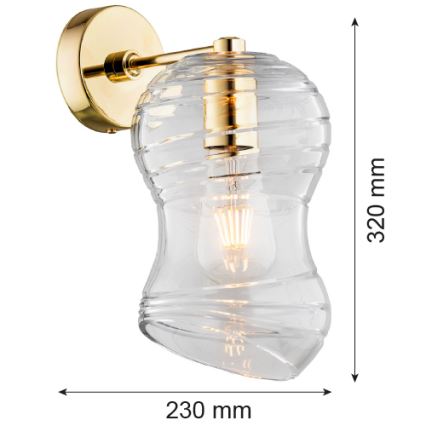 Argon 4741 - Vägglampa  DEPORTIVO 1xE27/15W/230V