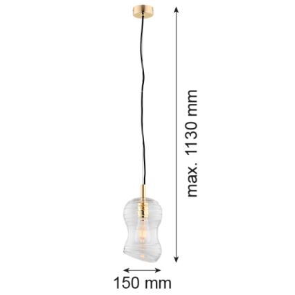 Argon 4742 - Takkkrona på ett snöre  DEPORTIVO 1xE27/15W/230V